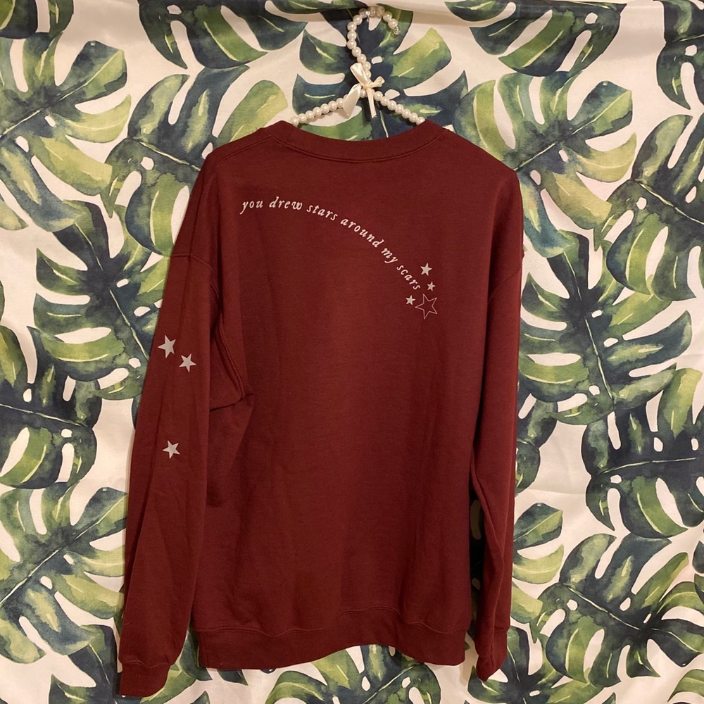 taylor swift stars around my scars pullover NEW - Picture 7 of 16